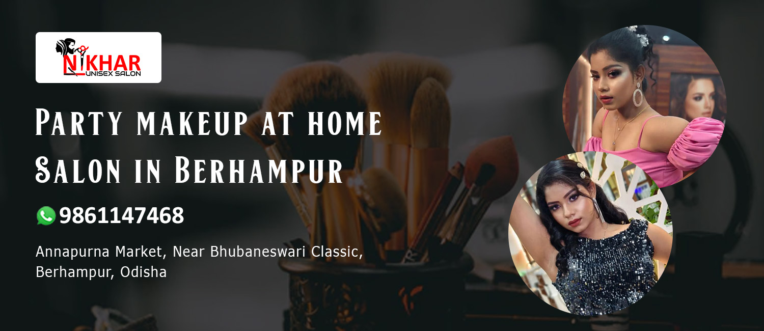 Wedding party makeup at home 